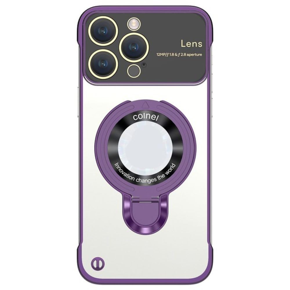 Coque magnétique anti-chute pour iPhone 14 Plus avec support en U - 8