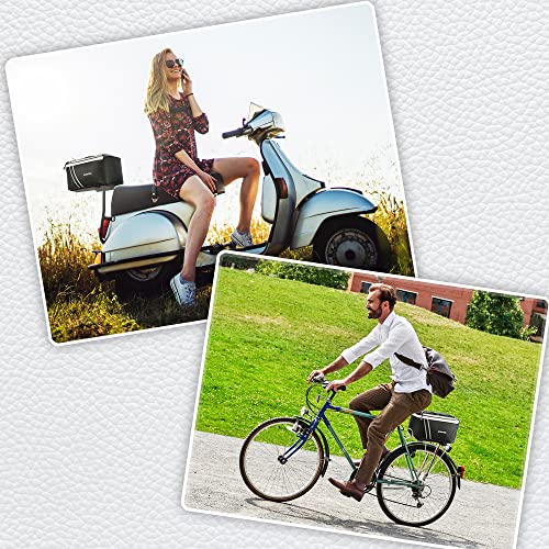 image for JXFUKAL Rear Bike Rack Bag with Rain Cover, 7L/9L/10L/12L Waterproof B