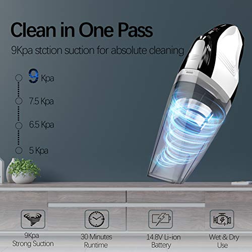 DN DENNOV Handheld Vacuum Cordless 