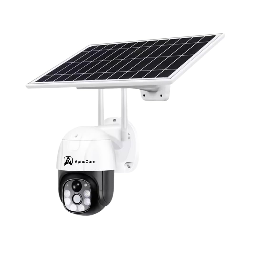 ApnaCam Solar Battery Powered 5MP Outdoor & Indoor Sim Card Supported IP CCTV Security Wireless IP66 Waterproof Pan Tilt Camera with Color Night Vision Smart Security Camera (B0B68GVTCY) Amazon Price History, Amazon Price Tracker