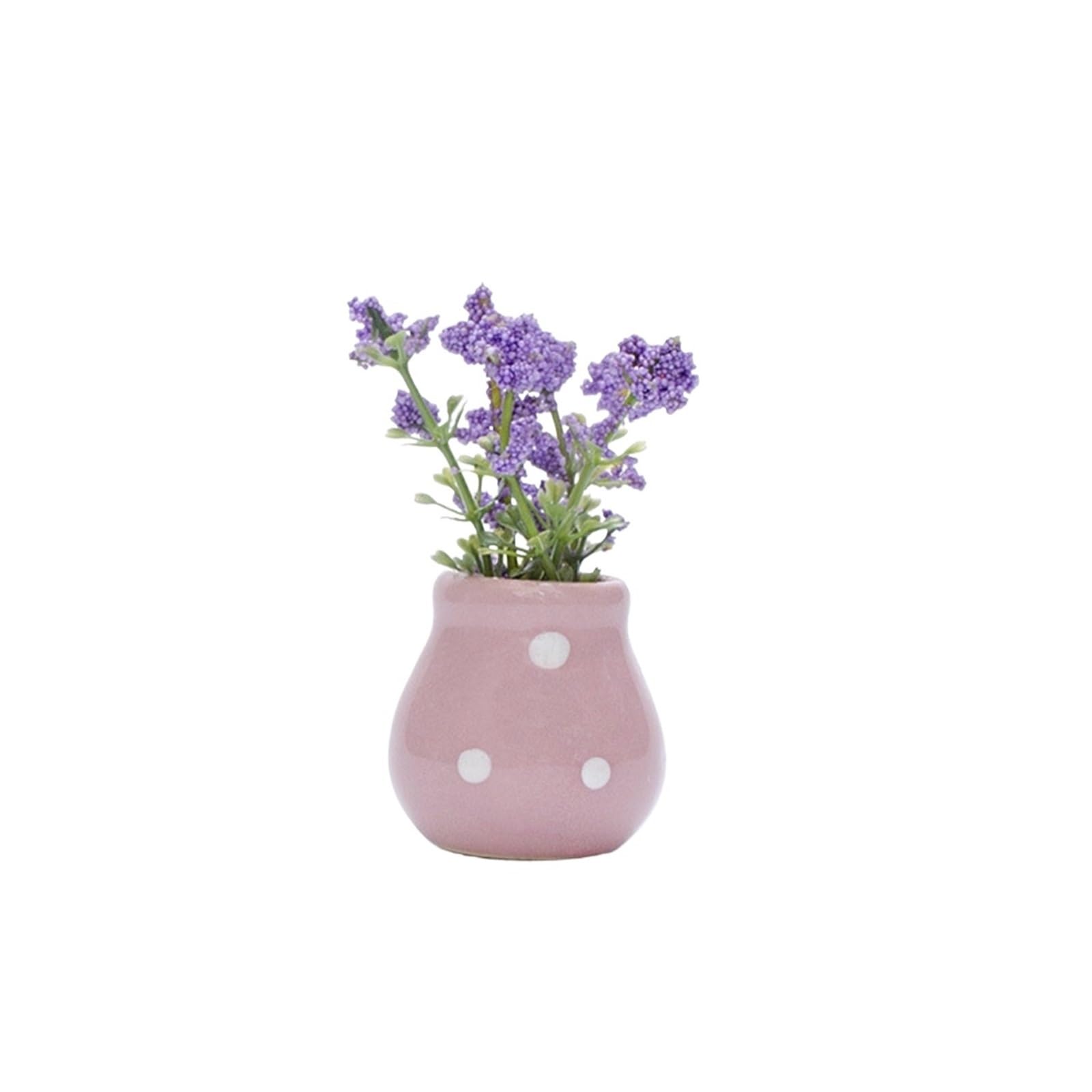 3pcs Cute Mini Ceramic Plant Fridge Magnets - Tiny 3D Vase Decorations For Kitchen & Office(Color5)