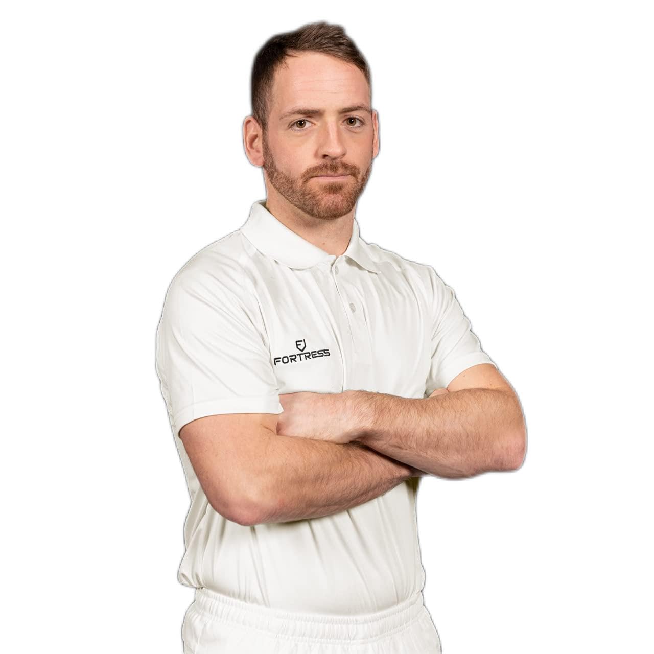 Fortress Men's Short Sleeve Cricket Shirts - Xs-Xxl Cricket Whites (, Xs)