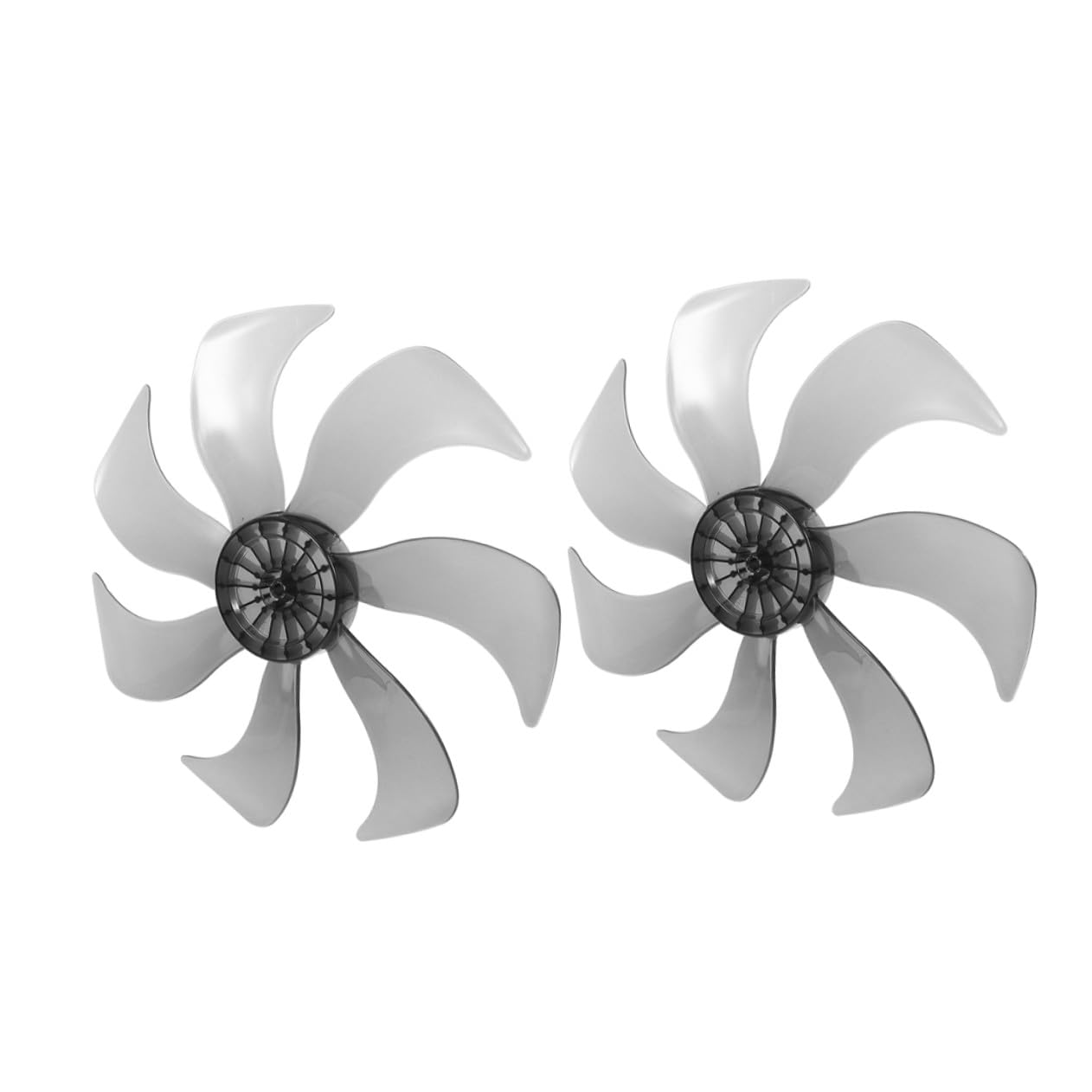 DOITOOL 2 Pezzi Lame di Ricambio per Ventilatore da 14 Pollici in Plastica Design Rinforzato, Compatibili Ventilatori da Parete da Pavimento, Accessorio Versatile Tappi di Blocco
