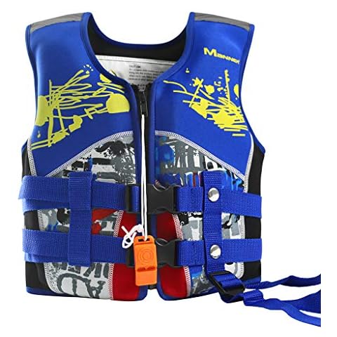 Kids Swim Vest Flotation Jacket Neoprene Buoyancy Vest Floation Swimwear with Adjustable Strap Suitable For 6-9 Years Kids Boys Girls Cover