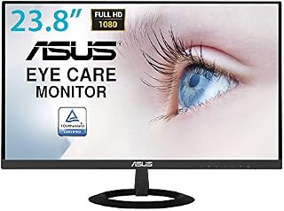 ASUS VZ249HE 24 Inch (23.8 Inch) Monitor, FHD (1920x1080), IPS, Ultra-Slim Design, HDMI, D-Sub, Flicker free, Low Blue Light, TUV certified