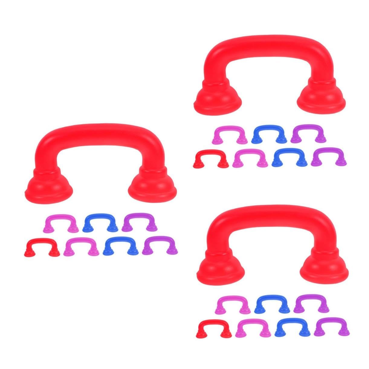 HANABASS 24 Giocattoli Telefono Ricevitore Interattivo per Apprendimento Pronuncia e Socializzazione Telefono Sussurrante in Plastica Sicura per Educazione Precoce