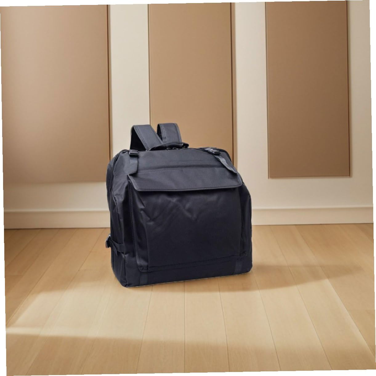 Cabilock Bolsa Acordeón Negra Portátil con Múltiples Bolsillos para Accesorios Ligera y Compacta Estuche de Almacenamiento para Músicos Compatible con Acordeones Bajos
