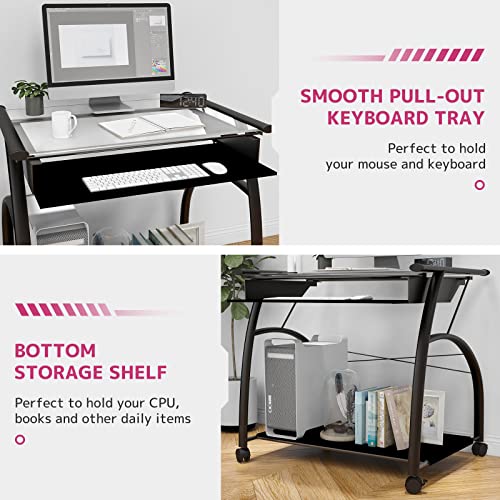 Acme Vincent Computer Desk - 00118 - Pewter #TOP3