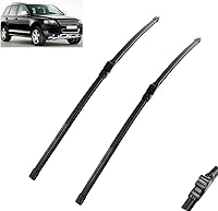 Vista 1 de Wiper Front Wiper Blades Compatible with VW Touareg 2003 2004 2005 2006 Windshield Windscreen Window 26"+26" Left Hand Drive