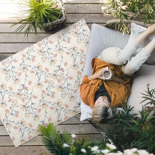 Tapis d'extérieur imperméable en PVC résistant à la décoloration pour terrasse