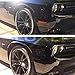 Luxe Auto Concepts Dark Smoke Side Marker Tint Kit for 2015-2023 Dodge Challenger | Exact Cut Dry Application LightWrap Vinyl Film with Air Release Channels