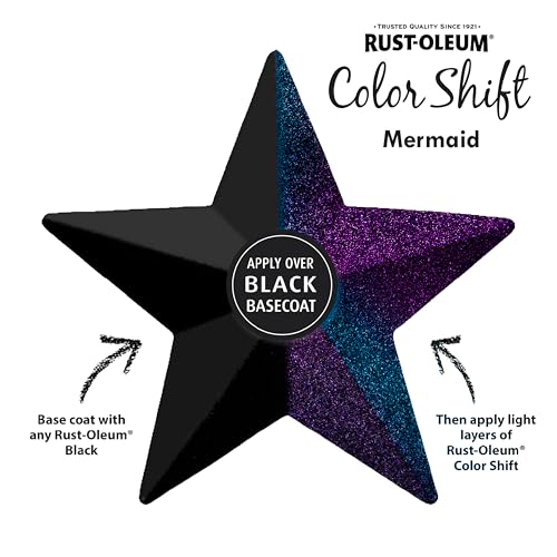 Image of Rust-Oleum 398584-6PK Color Shift Spray Paint, 11 oz, Mermaid, 6 Pack