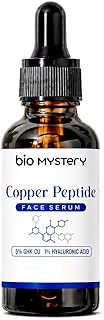 Bio Mystery GHK-Cu Copper Peptide Face Serum for Anti Aging & Skin Repair | 5% GHK-Cu Peptides + 1% Hyaluronic Acid | Firm Price In India