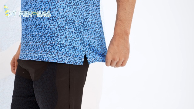 Camiseta polo para hombre de golf, manga corta, tejido transpirable y secado rápido, con estampados, poliéster y spandex miniatura 7
