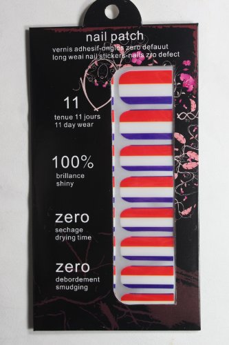 GGSELL JK 16 pcs nail art Nail patch nail stickers nail foil French flag nails film
