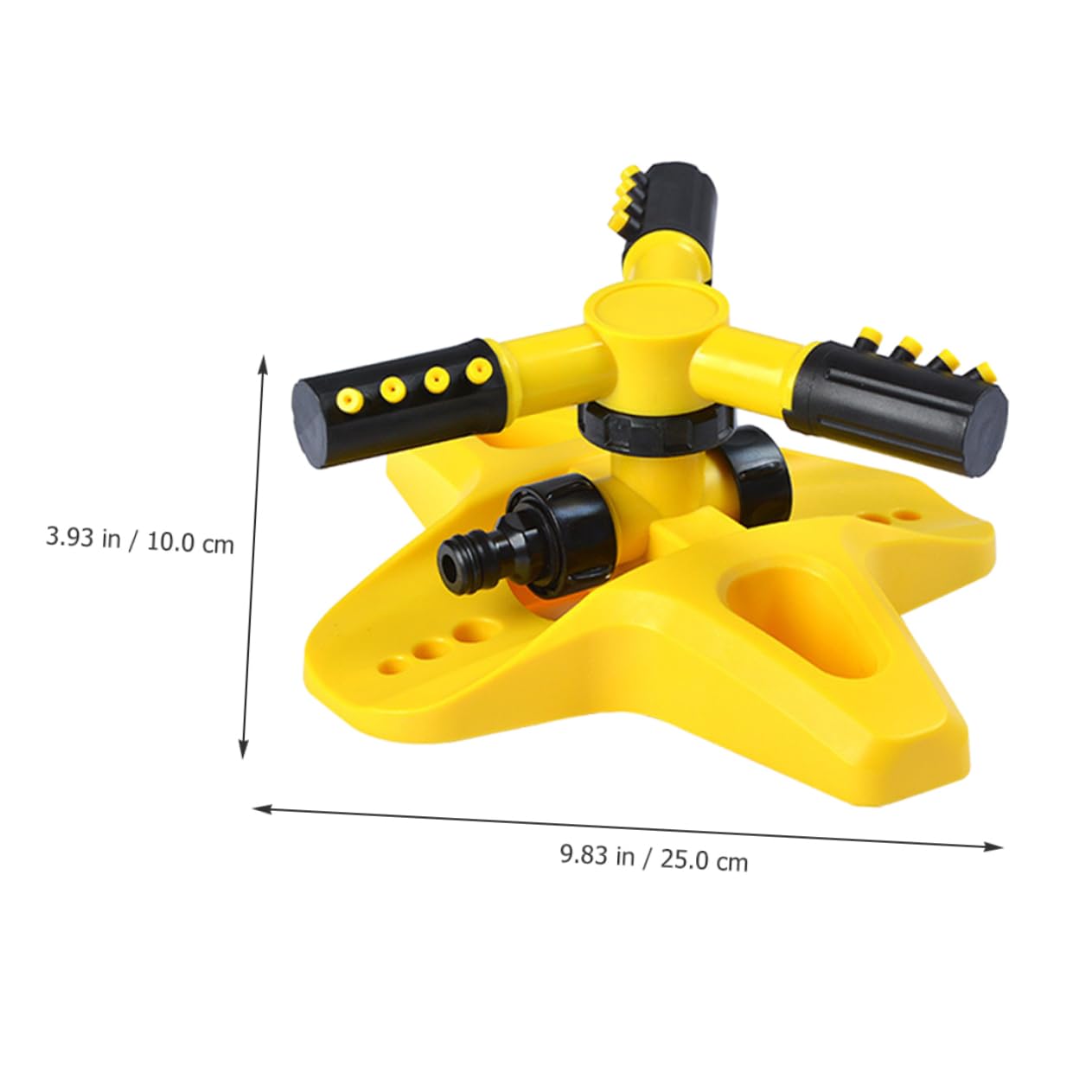 Abaodam Lot De 3 Pulvérisateurs d'eau Rotatifs À 360 Degrés Arroseurs Automatiques pour Pelouse Arrosage De Pelouse Système D'Arrosage De Jardin Arroseur d'eau pour