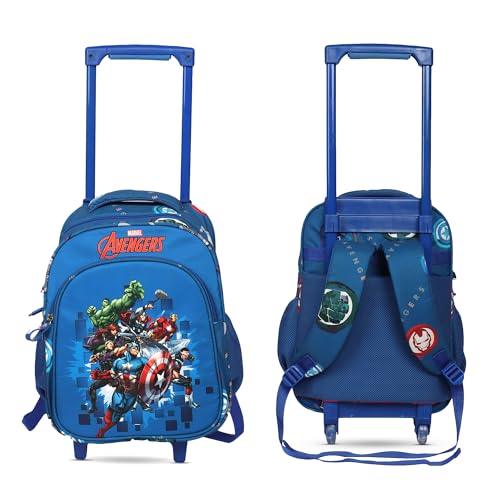 Image of NOVEX Original Kids School Bag with 2 Wheels & Trolley Handle For Easy Travel