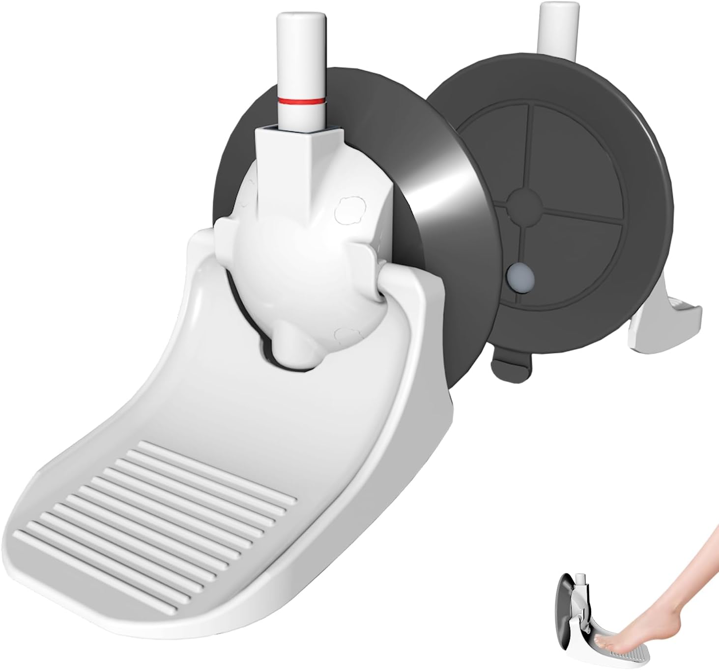 LORESJOY Shower Foot Stool for Shaving Legs, FoldUp Shower