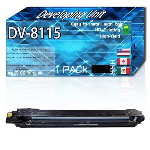CEECN Compatible for Kyocera DV-8115 Replacement Developing Unit Used with ECOSYS M8124cidn M8130cidn Printers, High Production Multiple Options (1 Pack Black)