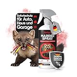 Hochgut Premium Marderspray 500 ml – Marderschreck Auto mit Sofortschutz & Langzeiteffekt – starke Marderabwehr für Motorraum, Kabel – Made in Germany, gezielte Anwendung ohne Tropfen (Marder Spray)