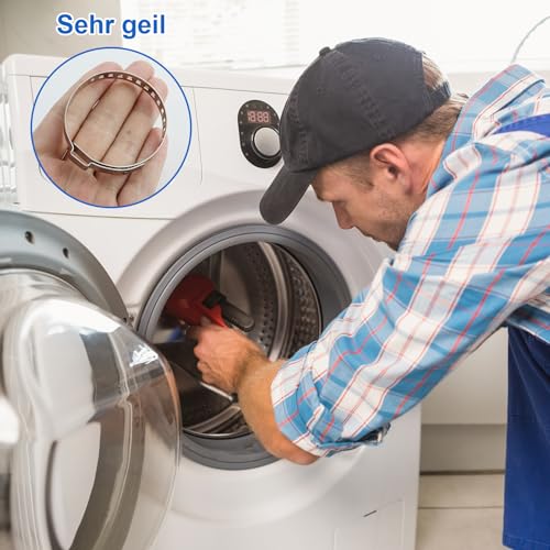 12 Stück CV Achsmanschetten Schellen,Universal Achsmanschetten Schellen,Edelstahl CV Schlauchschellen Set,Verstellbare Klemmschelle Achsmanschette für die Meisten Auto