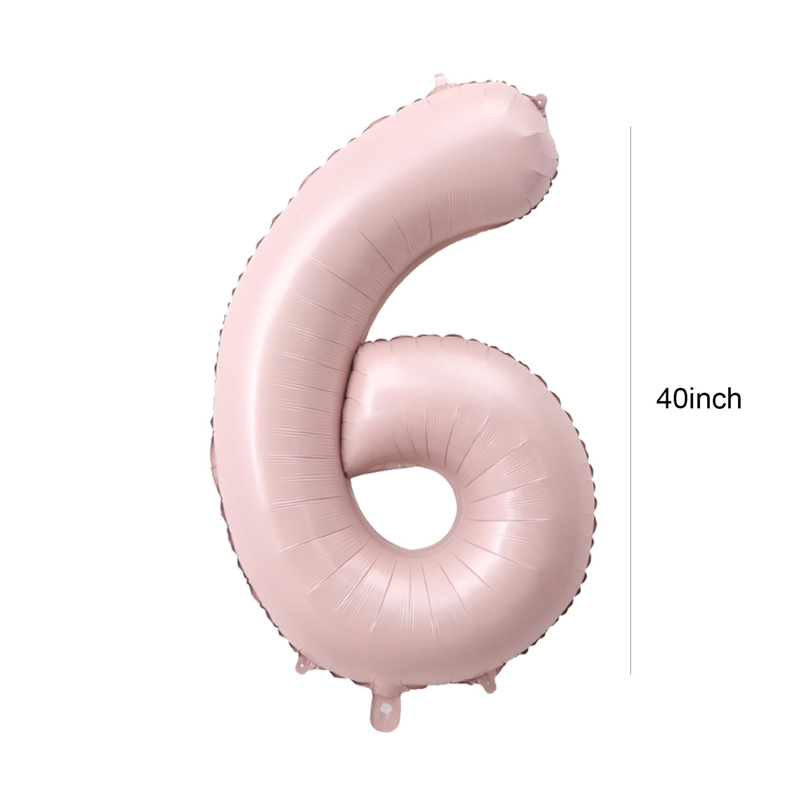 Zestaw balonów z numerami "Happy Birthday" (numer 6)
