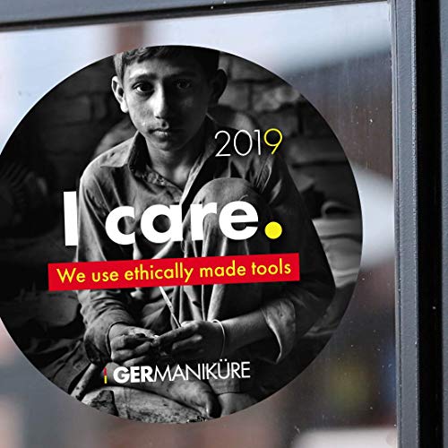 Germanikure Glass Cuticle Stick - Ethically Made In Czech Republic - Cuticle Pusher & Remover, Callous & Dry Skin Fingertip File, Nail Shaper #TOP6