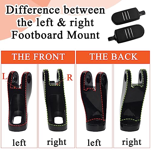 Fovplue HD-0001-B-01 Passenger Mini Footboard, Passenger Footpegs W/Mount Kit thumb #4