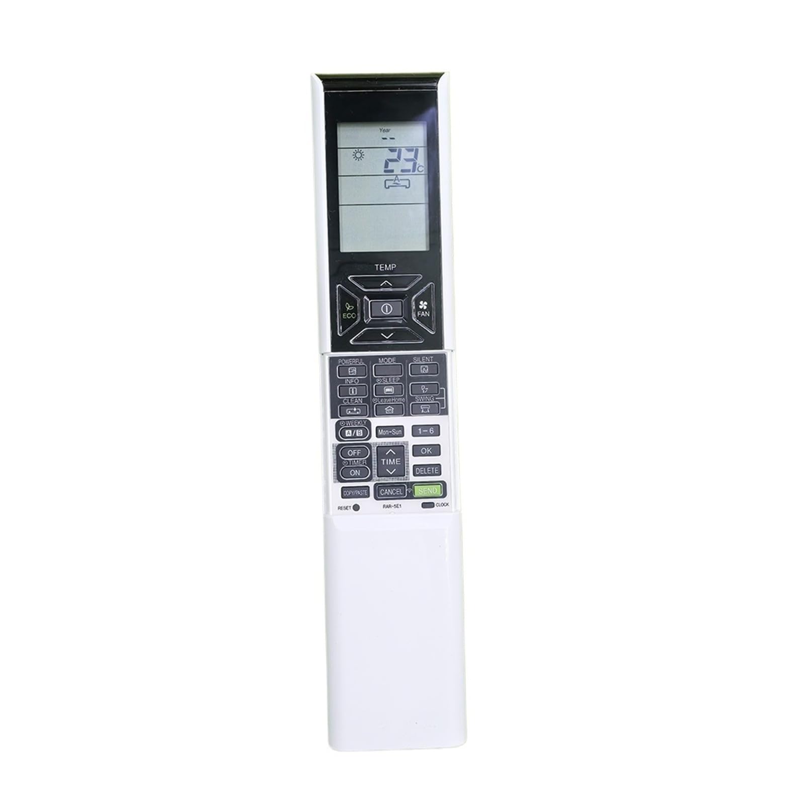 Télécommande RAR-5V1 RAR-5W1 RAR-5E1, Compatible for HITACHI,RAR-5V2/5V3/5V4/5V5/5V6 Climatiseur(RAR-5E1)