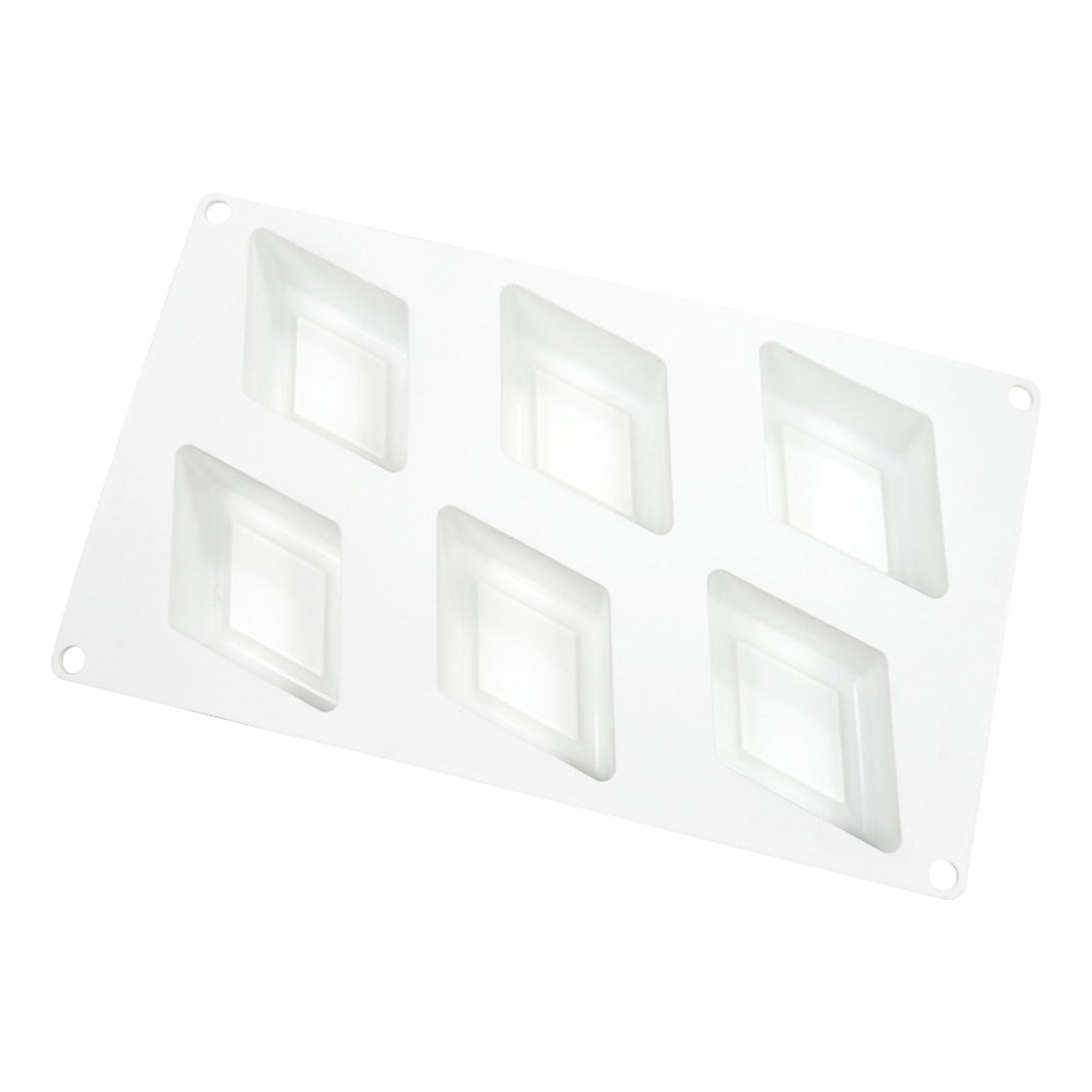 ATRYG Rhombic Shape Silicone Mold Baking Tool Mousses Cake Decorating Mold for Making Chocolate, Candy, Candle, Soap