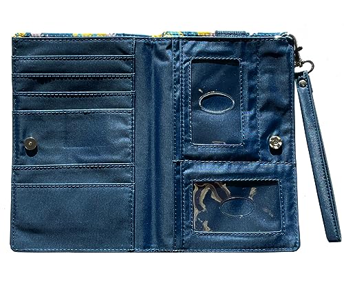 Image of Big Skinny Women's Plus Size myPhone Bi-Fold Slim Wallet, Holds Up to 20 Cards