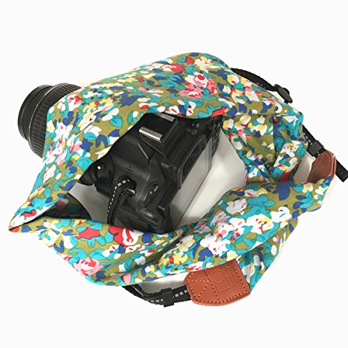 Alled Camera Neck Shoulder Belt Strap, Chevron Scarf Vintage Print Soft Coloful Camera Straps For Women /Men For Dslr / Slr / Nikon / Canon / Sony / Olympus / Samsung / Pentax Etc #TOP2