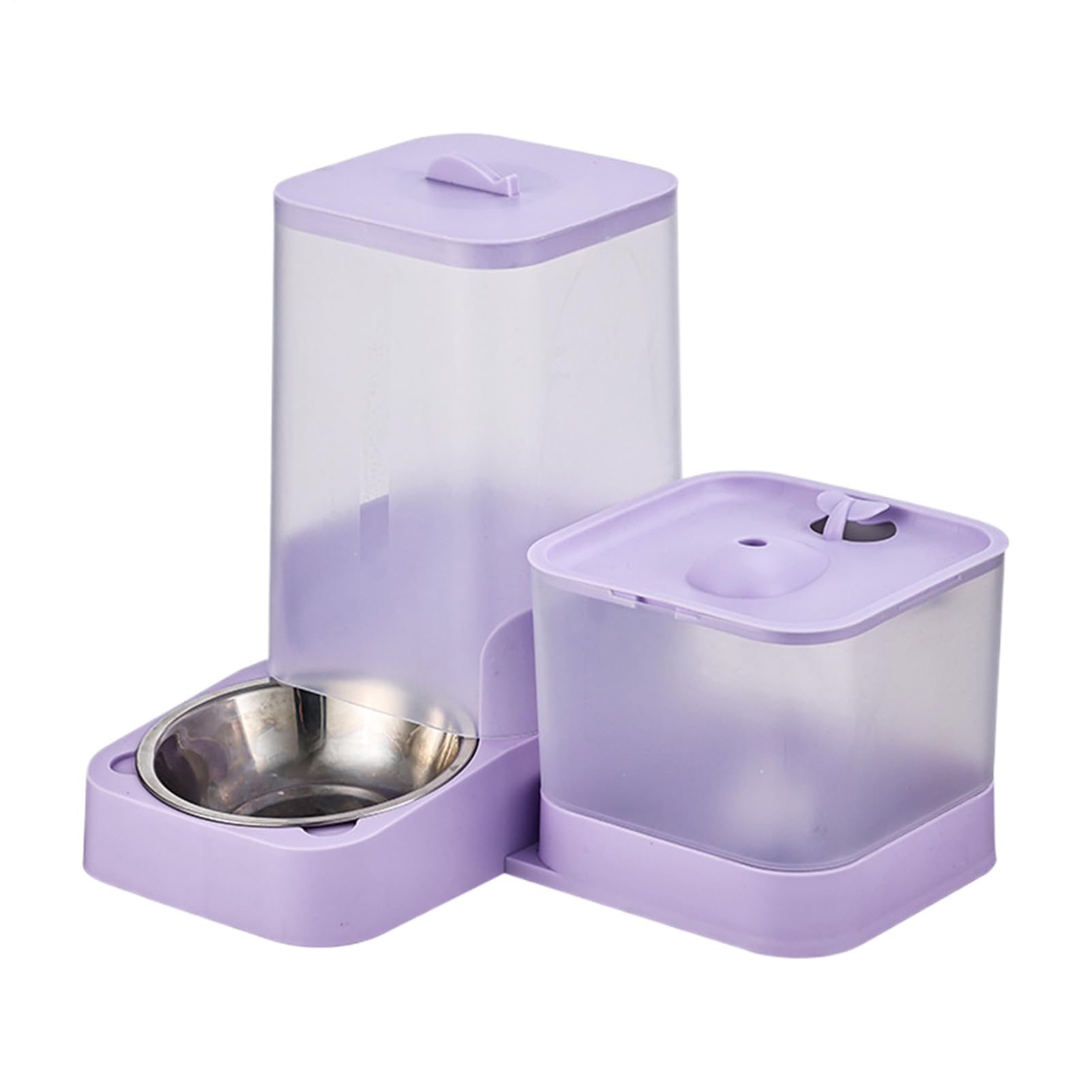 Mangeoire Automatique Chat Bol en Acier Inoxydable Grande Capacité pour