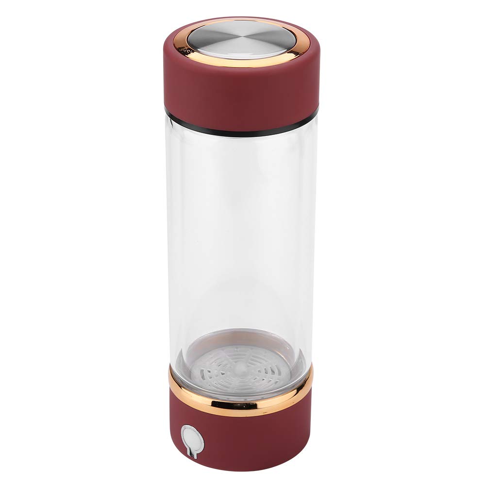 plplaaoo 420 ml Wasserstoff-Wassergenerator-Becherflasche, Wasserstoffreicher Wasserbecher, tragbarer USB-Wasserstoff-Ionisator-Generator-Hersteller, Technologie-Wasserstoff-Wasserflasche, Wasser