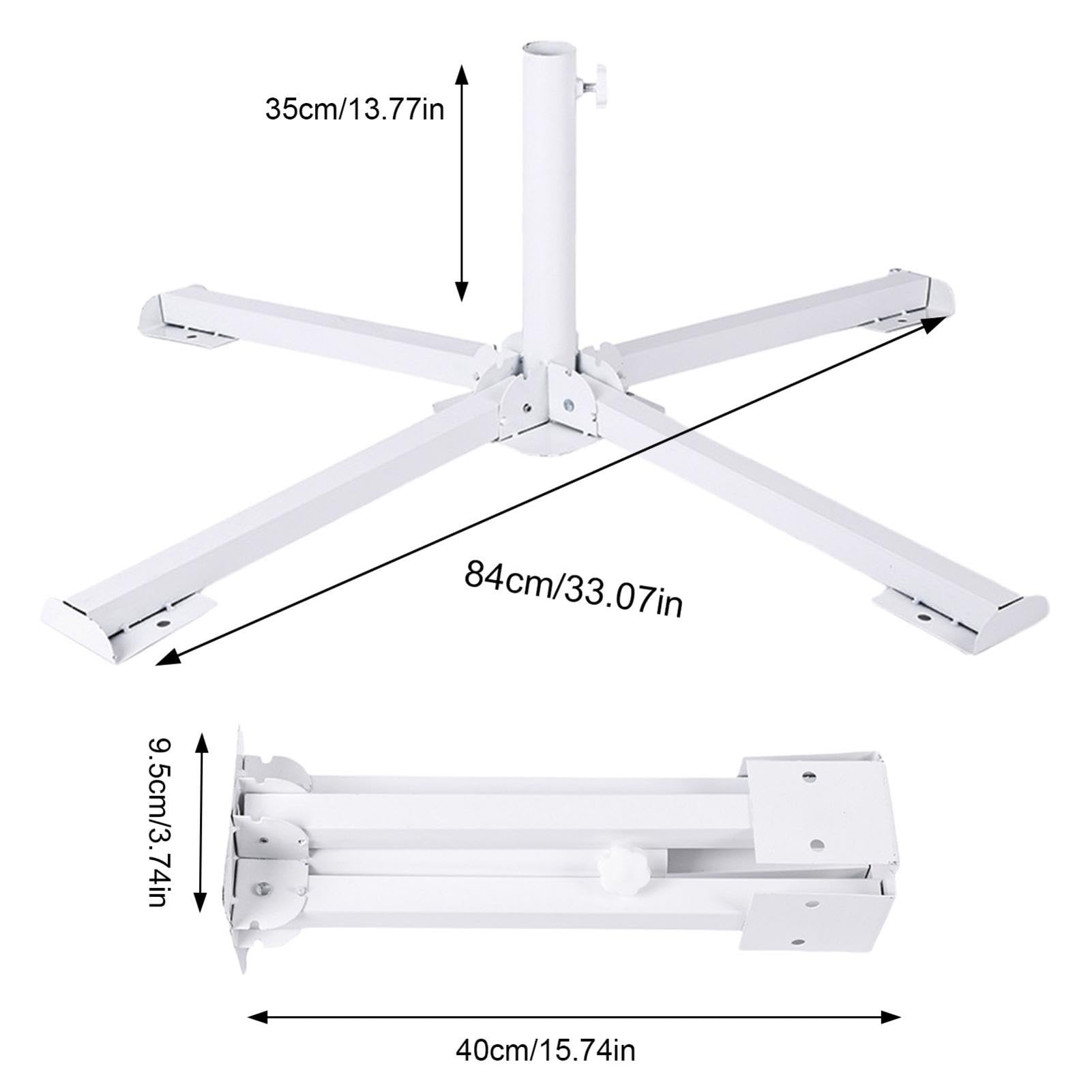 Support de base pour parasol, poids de base du parasol - Support de parasol robuste pour le marché - Pied pour parasol de terrasse, fournitures de camping, pied de parasol pour barbecue, bar