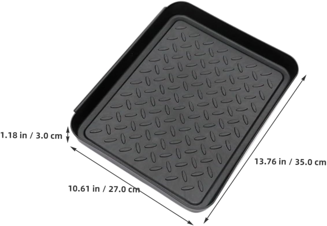 Hemobllo 3pcs Durable Shoe Storage Tray Versatile Boot Mat for Indoor Use and Easy to Clean for Shoes Potted Plants Pet Bowls Hallway and Mudroom