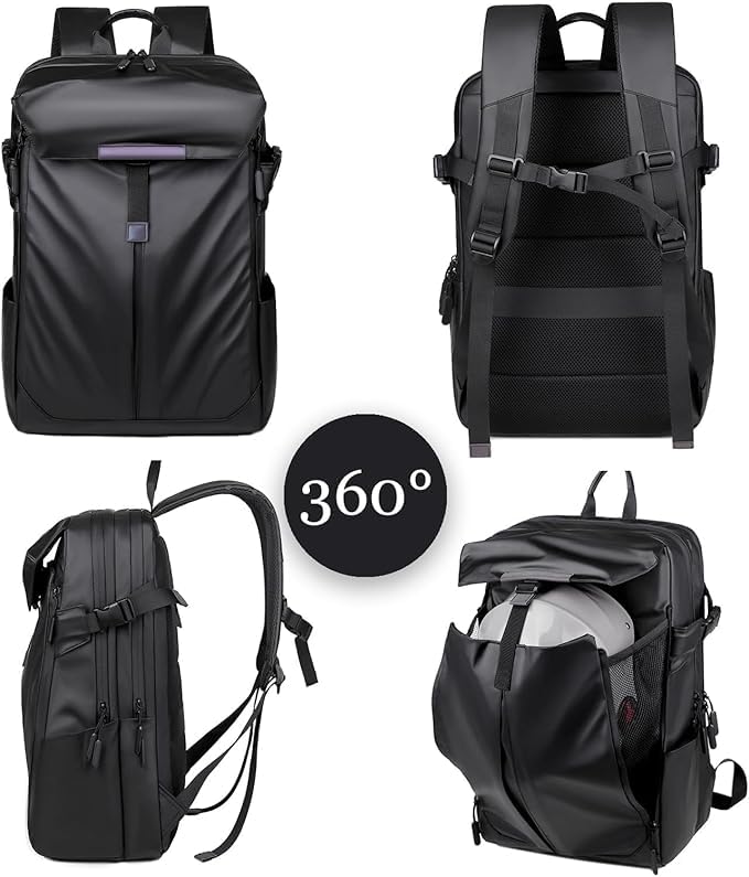 Image of Premium 15.6 inch Laptop Bag | Anti-Theft | Special Waterproof Fabric & Zipper | Side Pocket | For Office, College, 25Ltrs, 2 Compartment, 8 Pockets