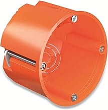 Kaiser 9064-02 O-range Hohlwand Schalterdose Ø 68 mm tief, Orange, 68x62mm, 10 Stück