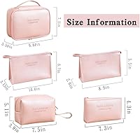 Vista 3 de Bolsa de cosméticos, Rosado, Moda