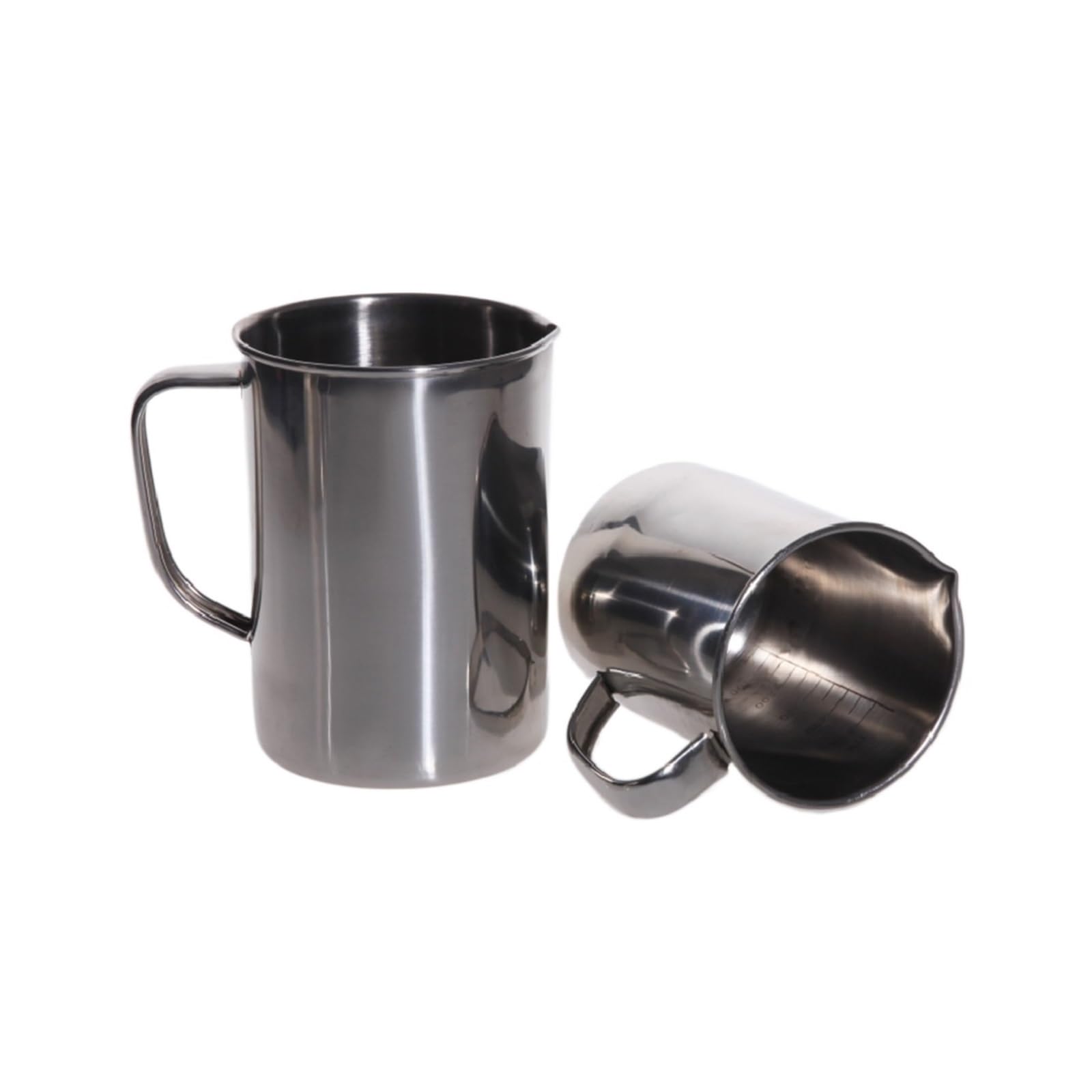 Run Ken Vaso Medidor De Acero Inoxidable Con Mango Vaso Graduado Equipo De Laboratorio O Utensilios De Cocina(500ml)