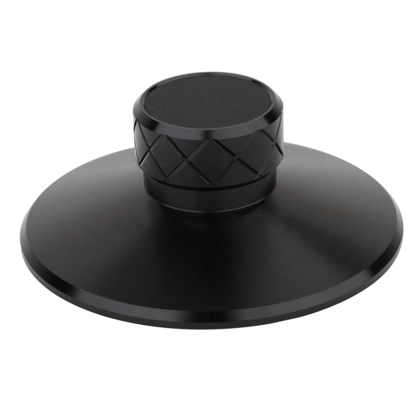 Angoily Stabilizzatore Peso per in Lega Alluminio Magnesio Nero Clamp per Dischi Accessorio per Migliorare Qualità Audio Regalo per Amanti Vinili