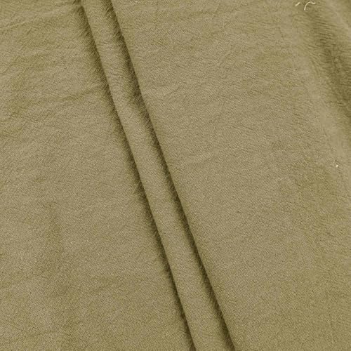 Xiaojmake Linen Pants for Men Casual Loose Fit Elastic Drawstring Waist Baggy Trousers Summer Straight Beach Pant Lightweight3