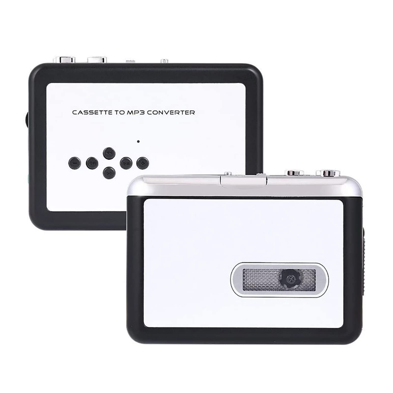 Lecteur de Cassettes, Conversion de Cassettes en MP3 / CD/Stockage USB, avec écouteur/câble USB Musique Lecteur Audio Walkman