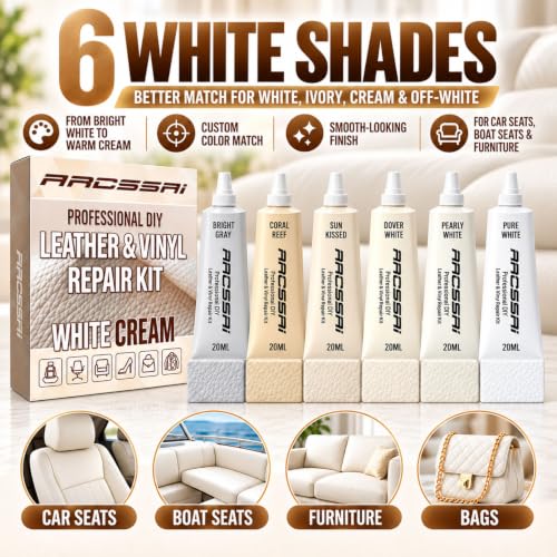 ARCSSAI White Leather Repair Kit