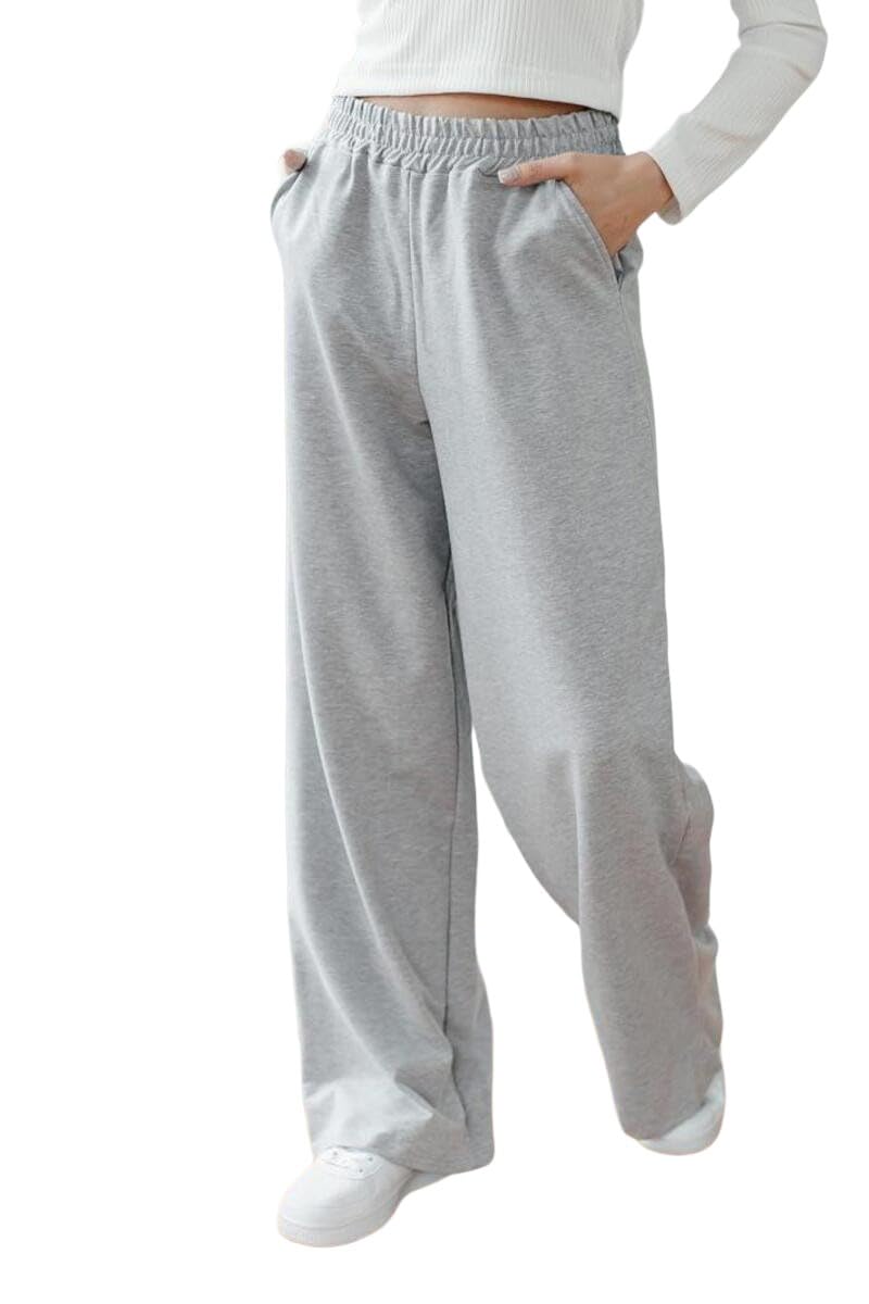 Loose fit Open Bottom Joggers/Loose fit, Trouser stylelowers/Cute Style, Relaxed Hip Hop Style Pants for Women-image-21