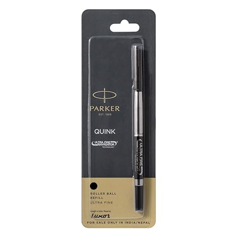 Parker Ultra Fine Navigator Roller Ball Refill, Black