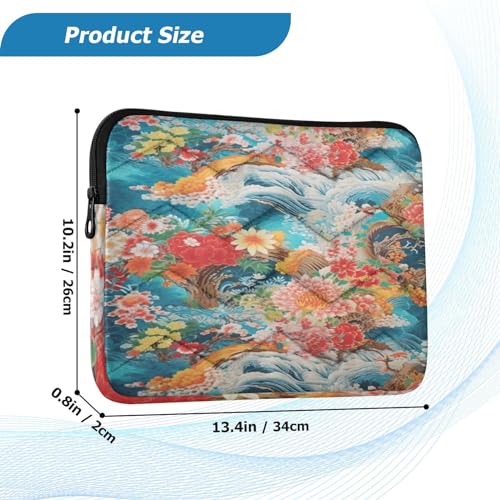 Funda geométrica étnica para laptop 13-14 pulg. impermeable miniatura 3