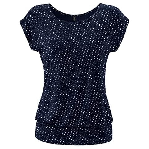 TrendiMax Camiseta de mujer con estampado de todo el mundo Cover