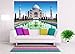 GREAT ART Photo Wallpaper – Taj Mahal – Picture Decoration World Wonder Architectural Monument Royal Tomb Culture in India Mosque Garden Image Decor Wall Mural (82.7x55.1in - 210x140cm)