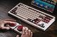 8Bitdo Retro Mechanical Keyboard, Bluetooth/2.4G/USB-C Hot Swappable Gaming Keyboard with 87 Keys, Dual Super Programmable Buttons for Windows and Android - Fami Edition - QWERTY English Keyboard